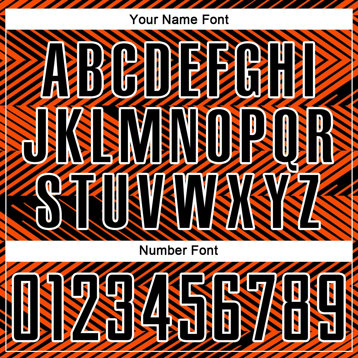 Custom Orange Black-White Line Sublimation Soccer Uniform Jersey - Sky-Custom