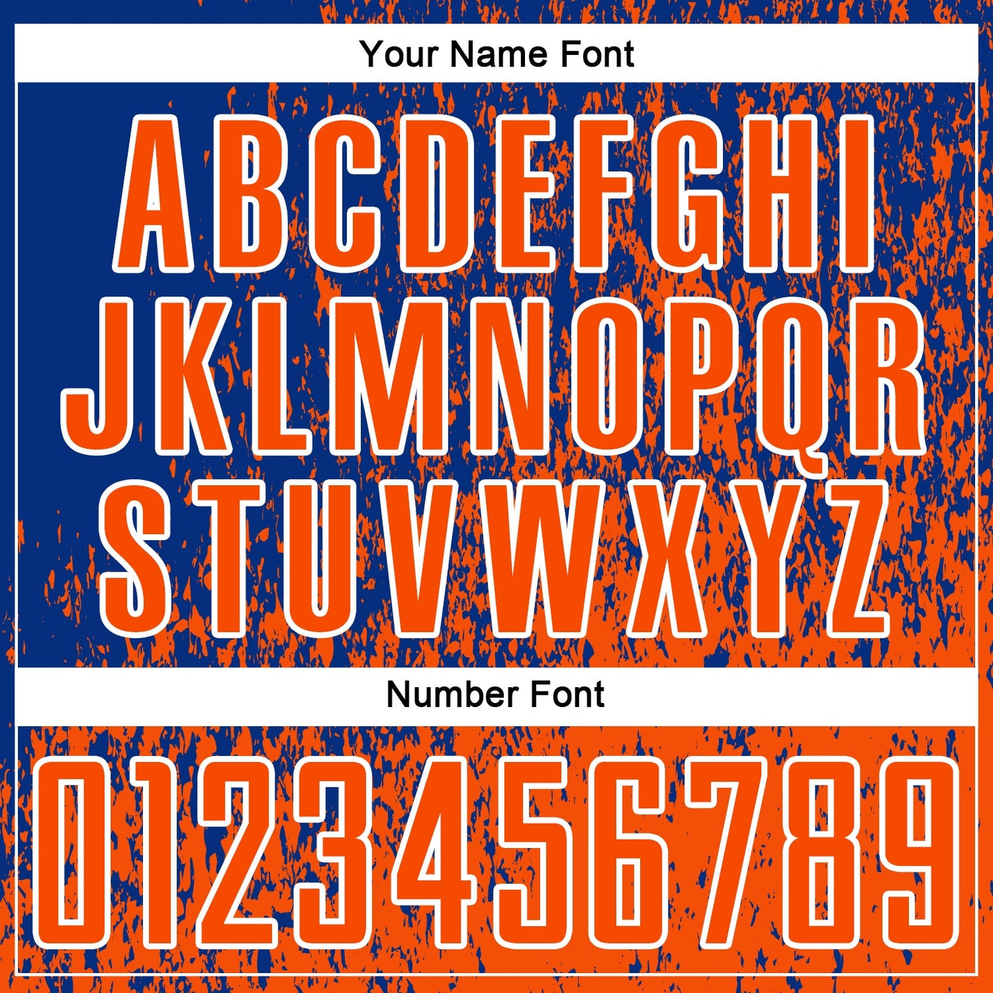 Custom Royal Orange-White Abstract Fragment Art Sublimation Soccer Uniform Jersey - Sky-Custom