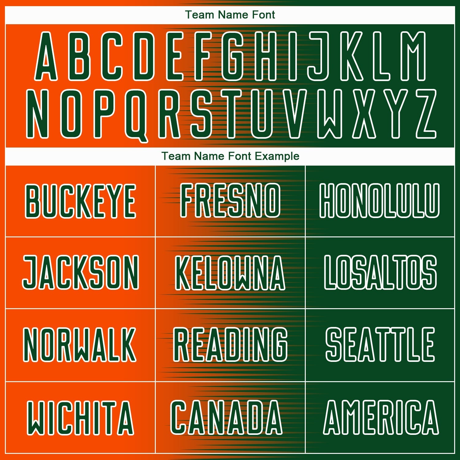 Custom Green Orange-White Gradient Line Sublimation Soccer Uniform Jersey - Sky-Custom