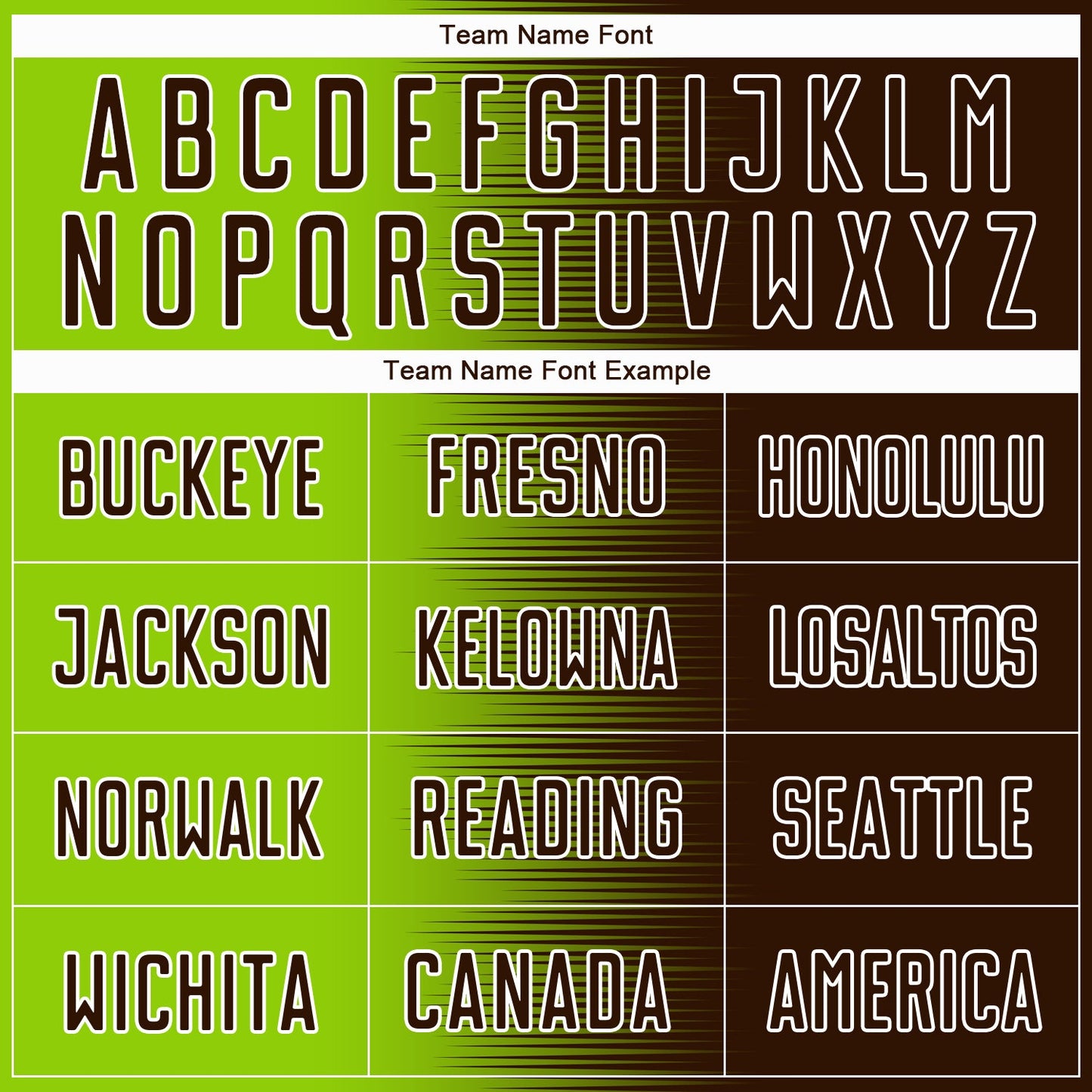 Custom Brown Neon Green-White Gradient Line Sublimation Soccer Uniform Jersey - Sky-Custom