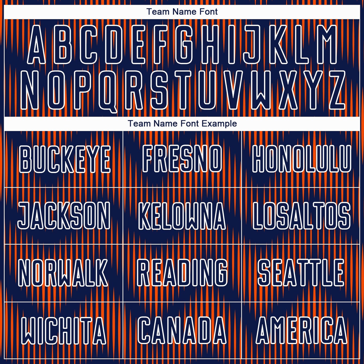 Custom Navy Orange-White Line Sublimation Soccer Uniform Jersey - Sky-Custom