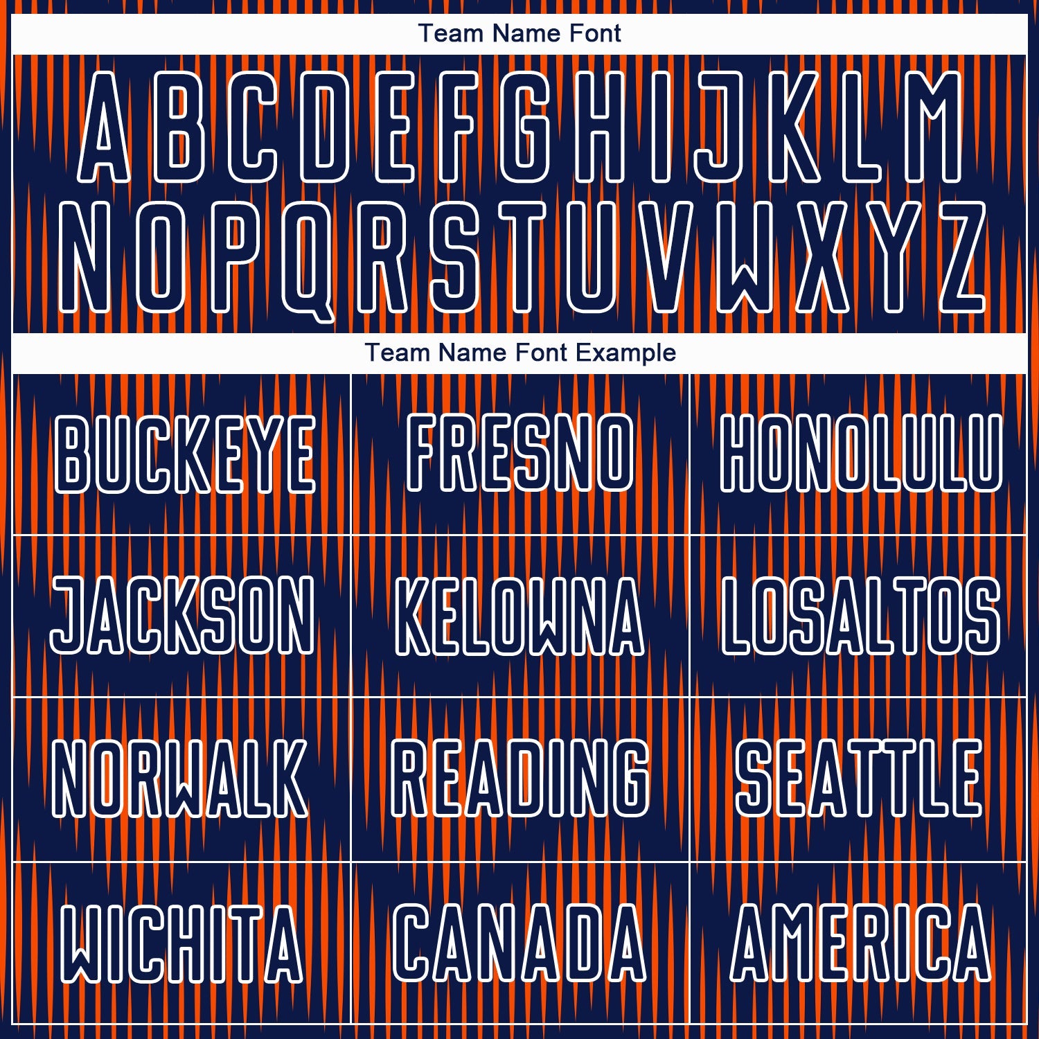 Custom Navy Orange-White Line Sublimation Soccer Uniform Jersey - Sky-Custom