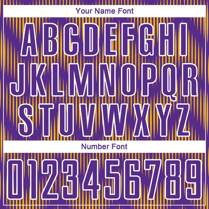 Custom Purple Gold-White Line Sublimation Soccer Uniform Jersey - Sky-Custom