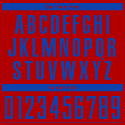 Custom Red Thunder Blue Sublimation Soccer Uniform Jersey - Sky-Custom