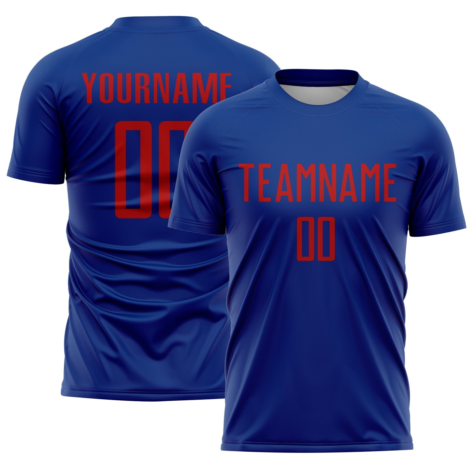 Custom Royal Red Sublimation Soccer Uniform Jersey - Sky-Custom