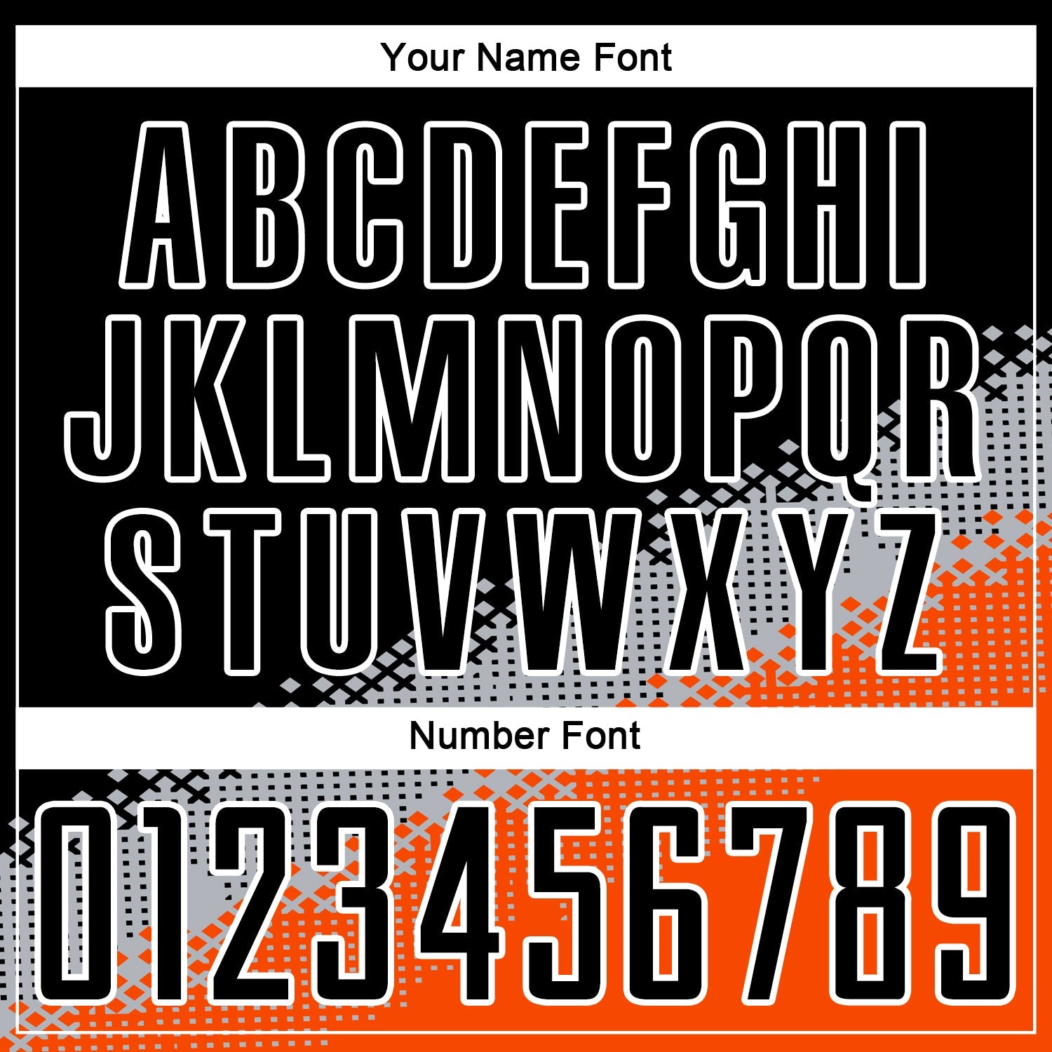 Custom Black Gray-Orange Gradient Geometric Shape Sublimation Soccer Uniform Jersey - Sky-Custom