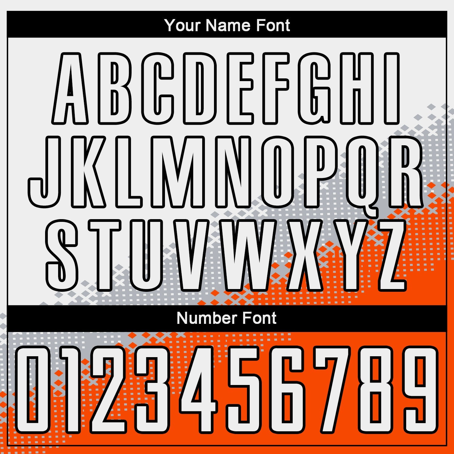 Custom White Gray Orange-Black Gradient Geometric Shape Sublimation Soccer Uniform Jersey - Sky-Custom