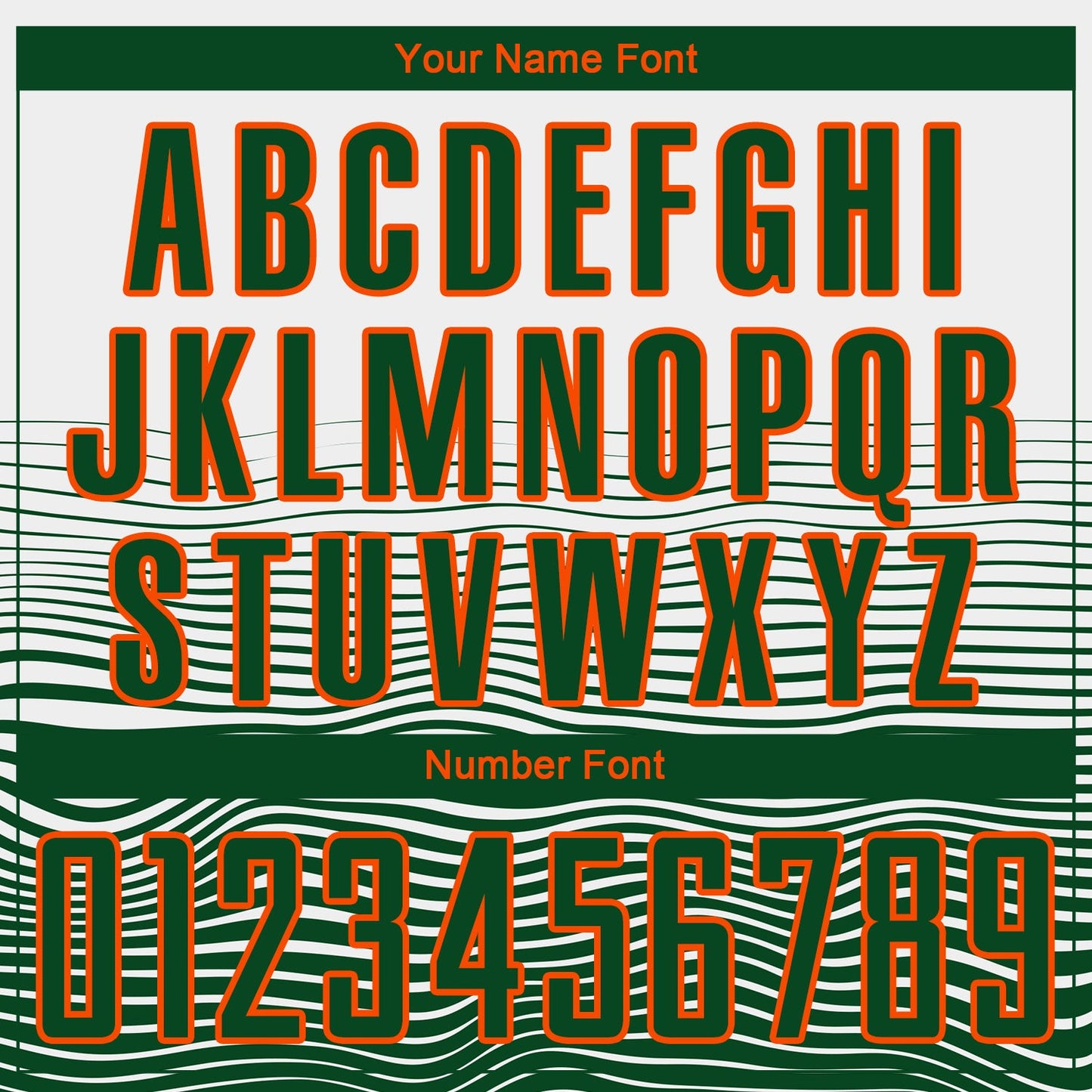 Custom White Green-Orange Gradient Line Sublimation Soccer Uniform Jersey - Sky-Custom