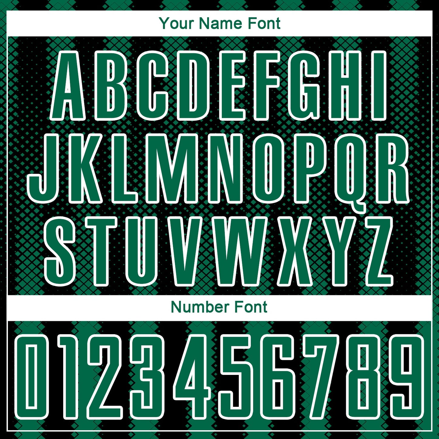 Custom Black Kelly Green-White Geometric Shape Sublimation Soccer Uniform Jersey - Sky-Custom