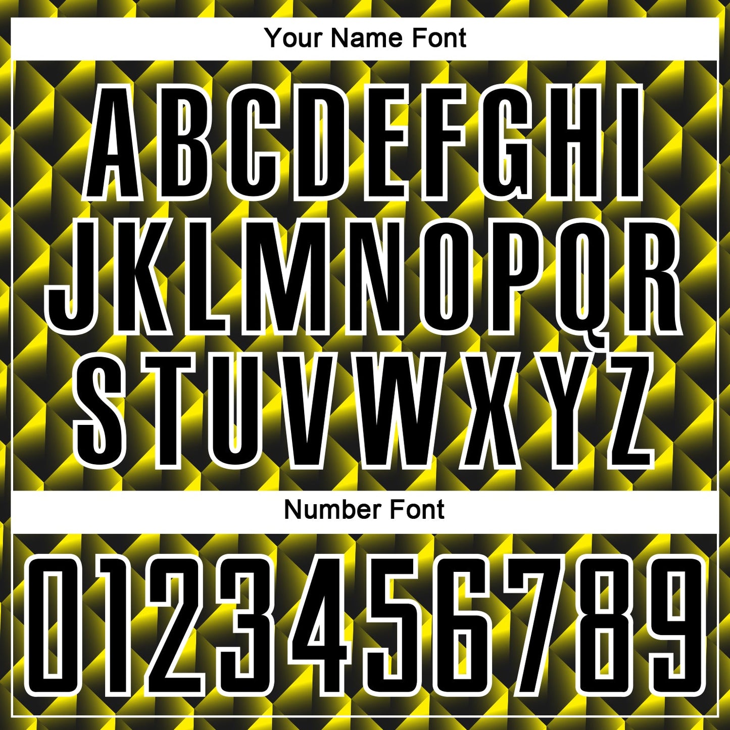 Custom Black Light Yellow-White Geometric Shape Sublimation Soccer Uniform Jersey - Sky-Custom