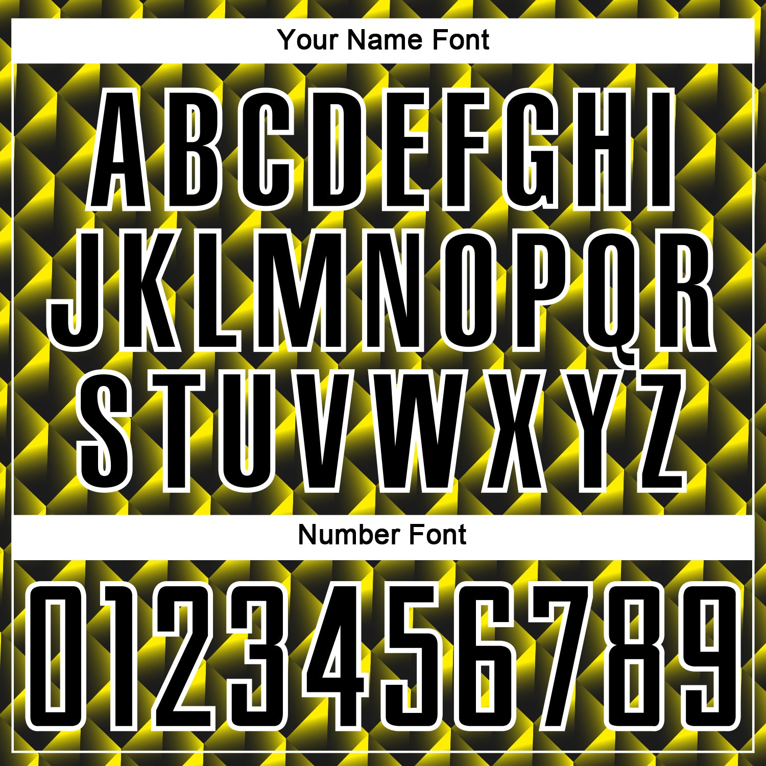 Custom Black Light Yellow-White Geometric Shape Sublimation Soccer Uniform Jersey - Sky-Custom