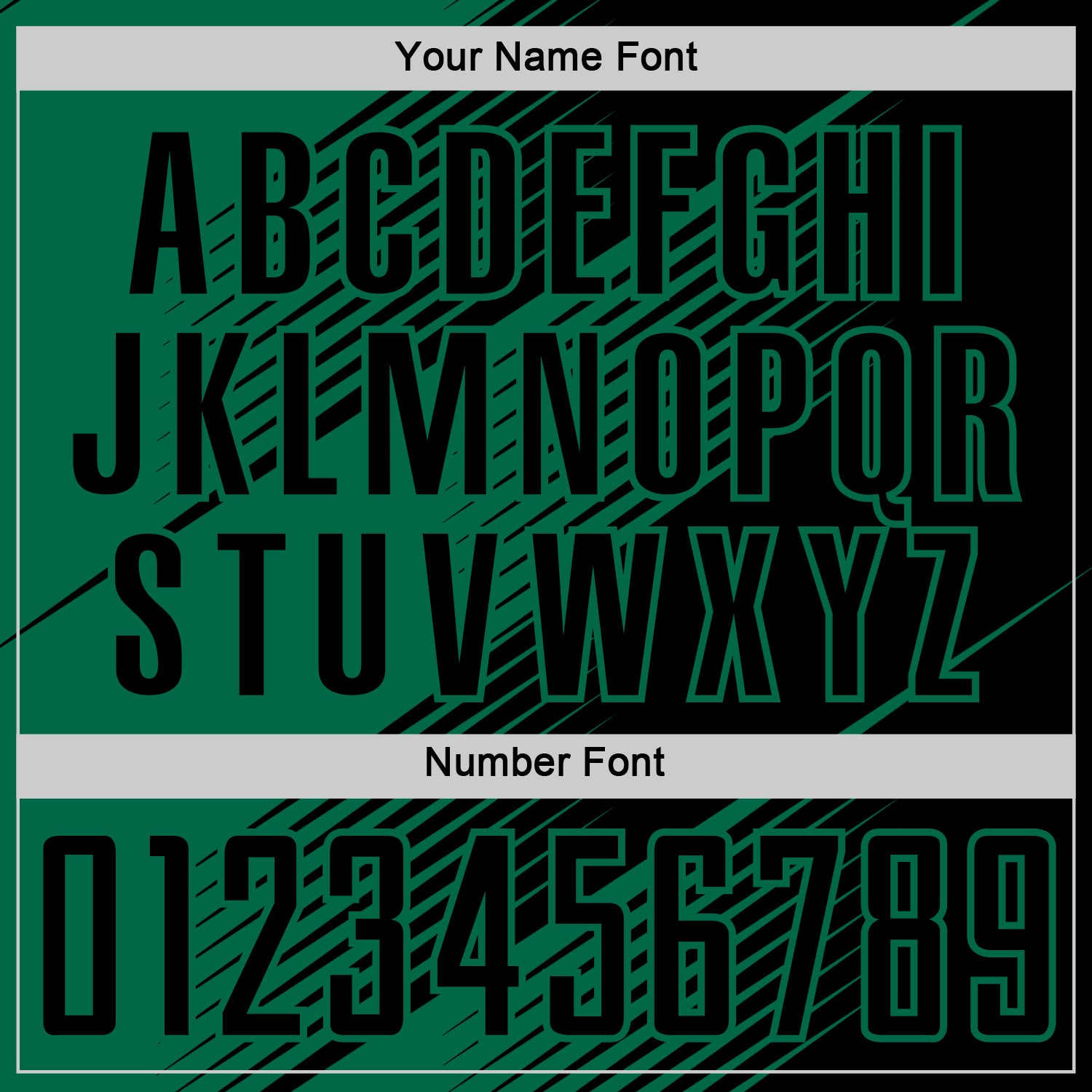 Custom Black Kelly Green Line Sublimation Soccer Uniform Jersey - Sky-Custom