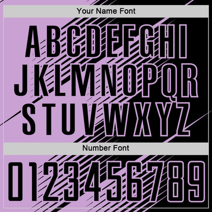 Custom Black Light Pink Line Sublimation Soccer Uniform Jersey - Sky-Custom