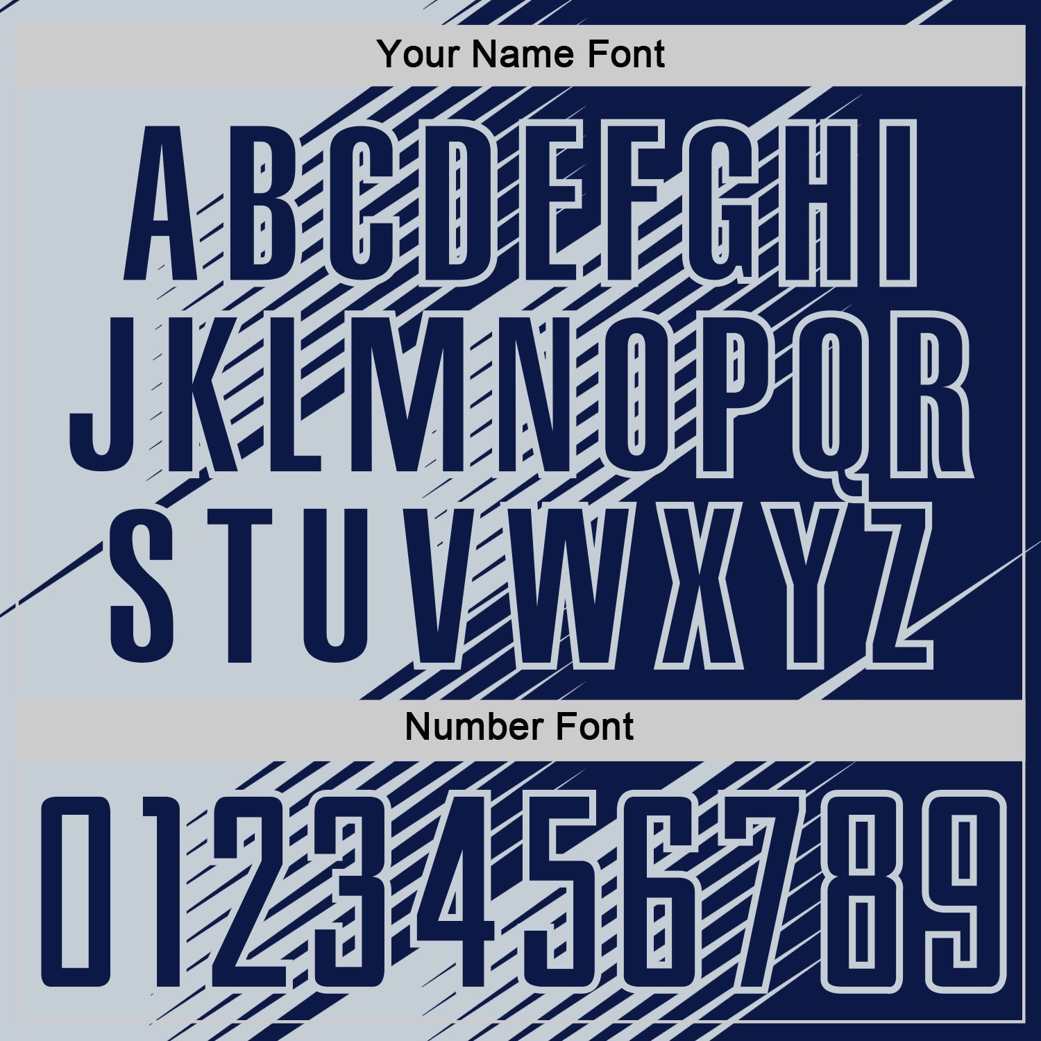 Custom Navy Silver Line Sublimation Soccer Uniform Jersey - Sky-Custom