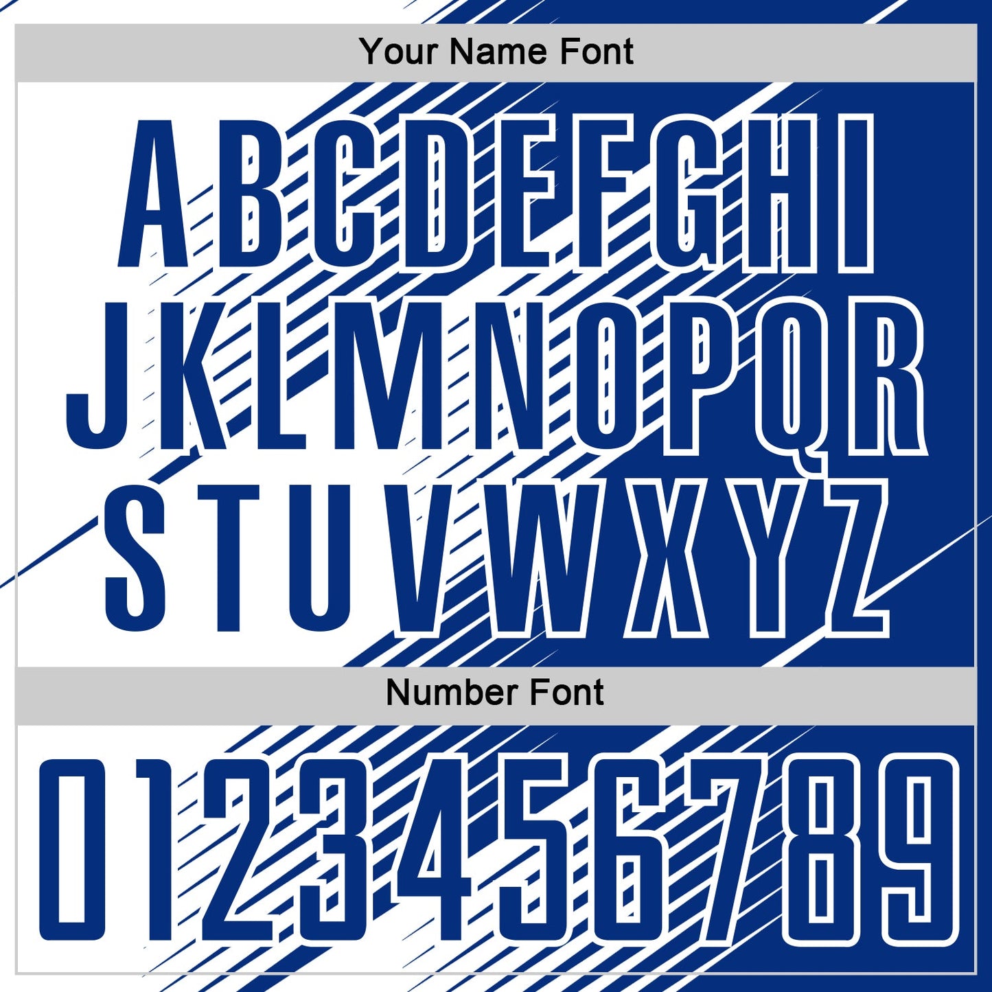 Custom Royal White Line Sublimation Soccer Uniform Jersey - Sky-Custom