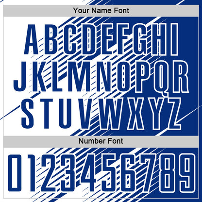 Custom Royal White Line Sublimation Soccer Uniform Jersey - Sky-Custom
