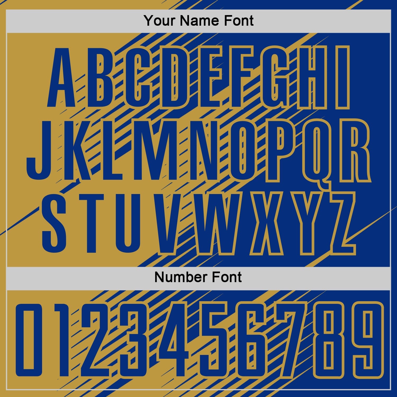 Custom Royal Old Gold Line Sublimation Soccer Uniform Jersey - Sky-Custom