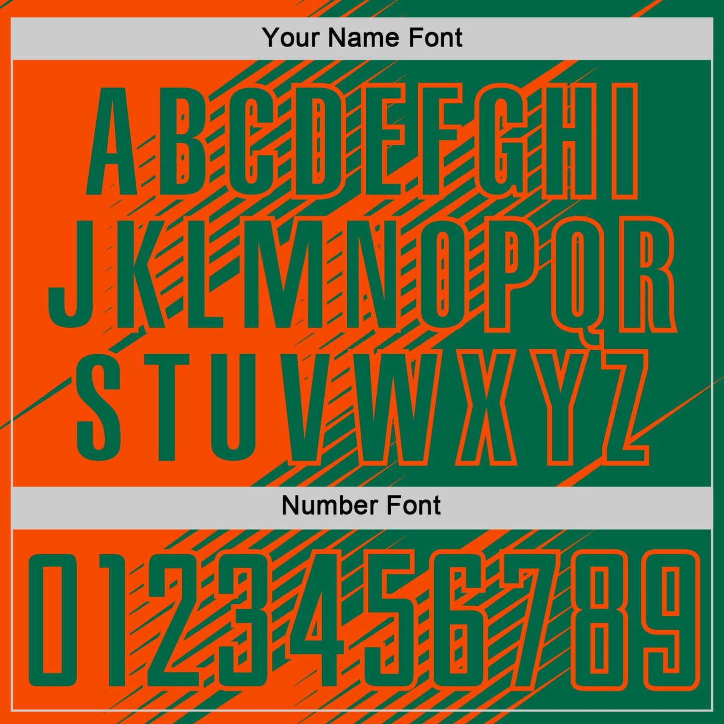 Custom Kelly Green Orange Line Sublimation Soccer Uniform Jersey - Sky-Custom