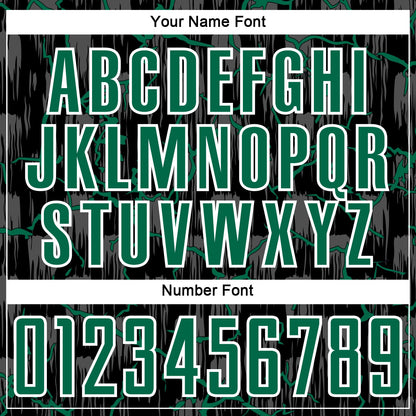 Custom Black Kelly Green-White Lightning Sublimation Soccer Uniform Jersey - Sky-Custom