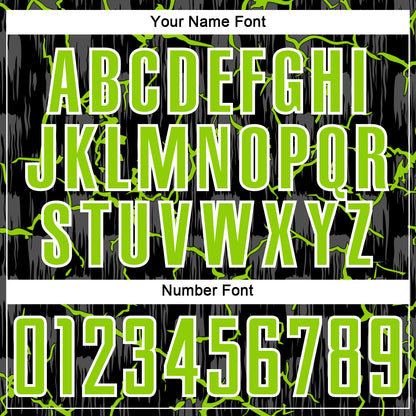 Custom Black Neon Green-White Lightning Sublimation Soccer Uniform Jersey - Sky-Custom
