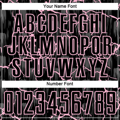 Custom Black Light Pink Lightning Sublimation Soccer Uniform Jersey - Sky-Custom