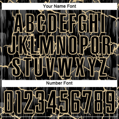 Custom Black Vegas Gold Lightning Sublimation Soccer Uniform Jersey - Sky-Custom