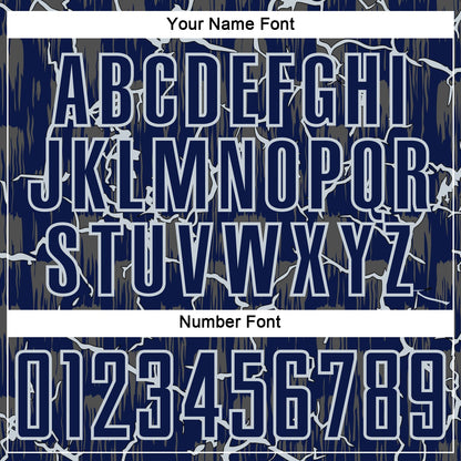 Custom Navy Silver Lightning Sublimation Soccer Uniform Jersey - Sky-Custom