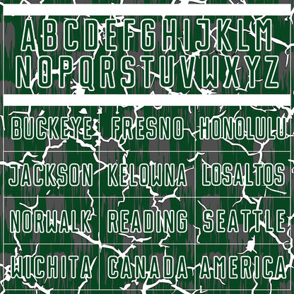 Custom Green White Lightning Sublimation Soccer Uniform Jersey - Sky-Custom