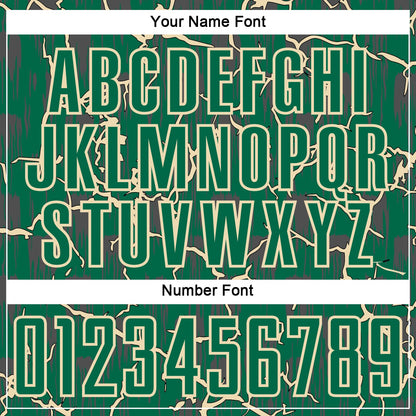 Custom Kelly Green Cream Lightning Sublimation Soccer Uniform Jersey - Sky-Custom