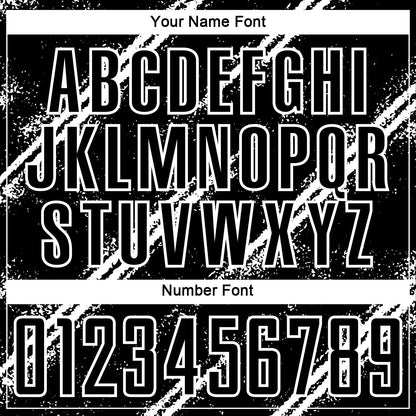 Custom Black White Abstract Fragment Art Splash Sublimation Soccer Uniform Jersey - Sky-Custom