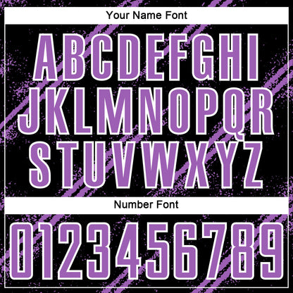 Custom Black Medium Purple-White Abstract Fragment Art Splash Sublimation Soccer Uniform Jersey - Sky-Custom