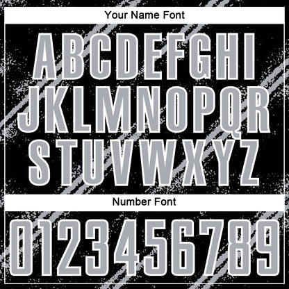 Custom Black Gray-White Abstract Fragment Art Splash Sublimation Soccer Uniform Jersey - Sky-Custom