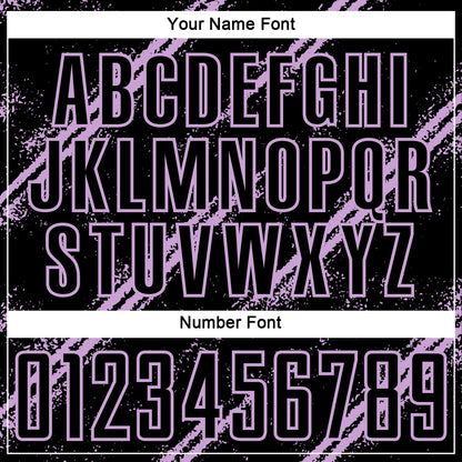 Custom Black Light Purple Abstract Fragment Art Splash Sublimation Soccer Uniform Jersey - Sky-Custom