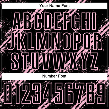 Custom Black Light Pink Abstract Fragment Art Splash Sublimation Soccer Uniform Jersey - Sky-Custom