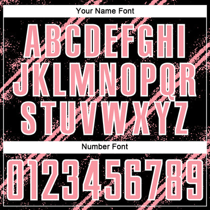 Custom Black Medium Pink-White Abstract Fragment Art Splash Sublimation Soccer Uniform Jersey - Sky-Custom