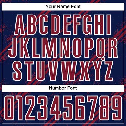 Custom Navy Crimson-White Abstract Fragment Art Splash Sublimation Soccer Uniform Jersey - Sky-Custom