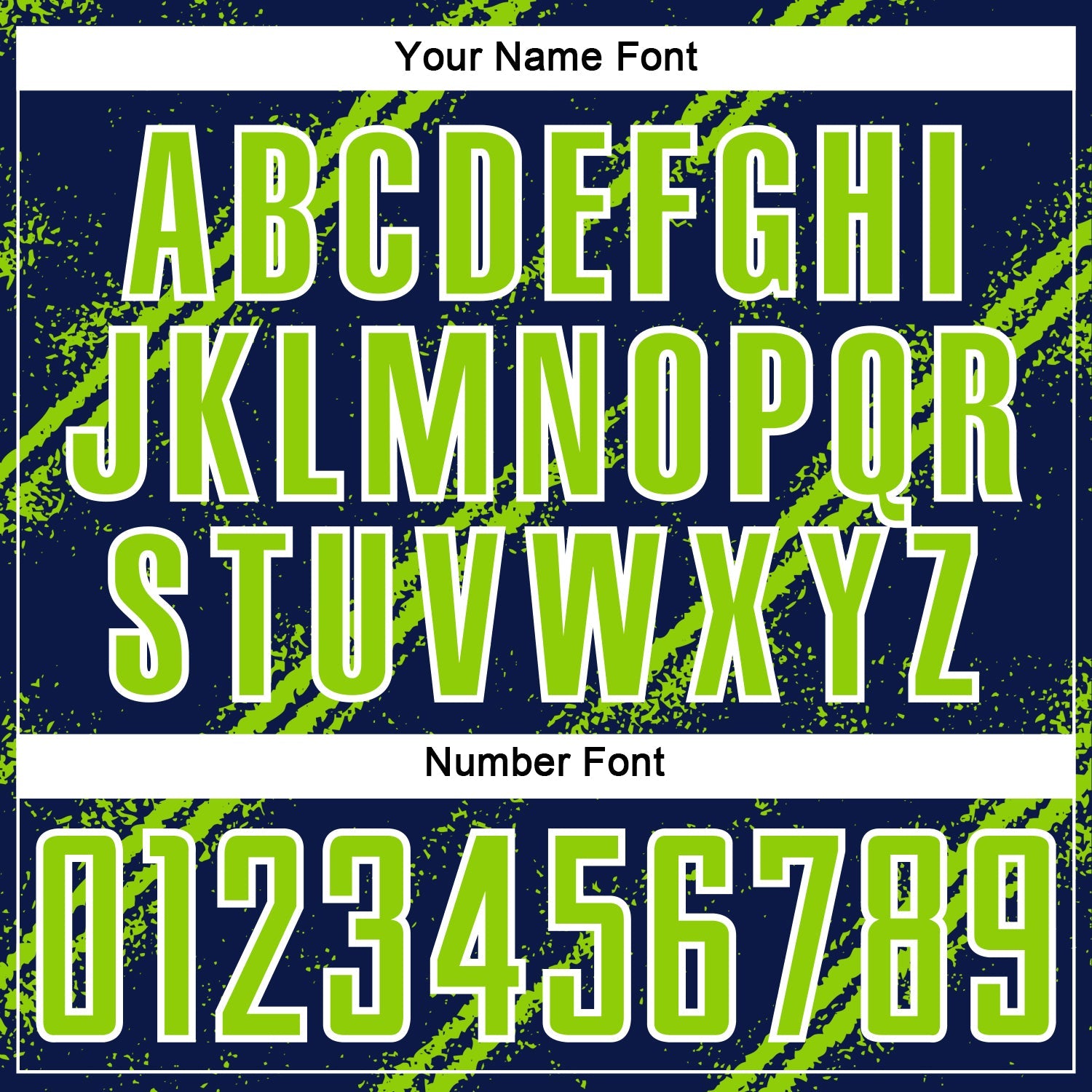 Custom Navy Neon Green-White Abstract Fragment Art Splash Sublimation Soccer Uniform Jersey - Sky-Custom