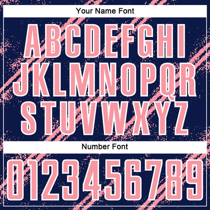 Custom Navy Medium Pink-White Abstract Fragment Art Splash Sublimation Soccer Uniform Jersey - Sky-Custom
