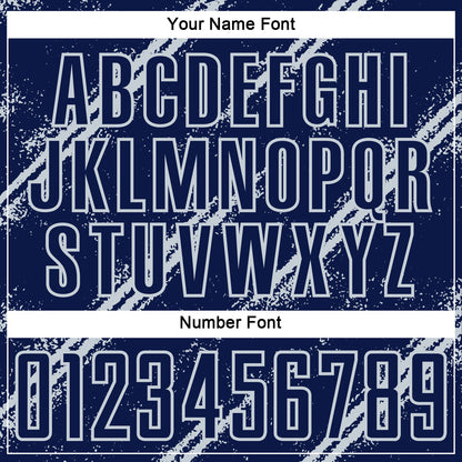 Custom Navy Silver Abstract Fragment Art Splash Sublimation Soccer Uniform Jersey - Sky-Custom