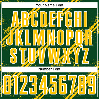 Custom Green Yellow-White Abstract Fragment Art Splash Sublimation Soccer Uniform Jersey - Sky-Custom