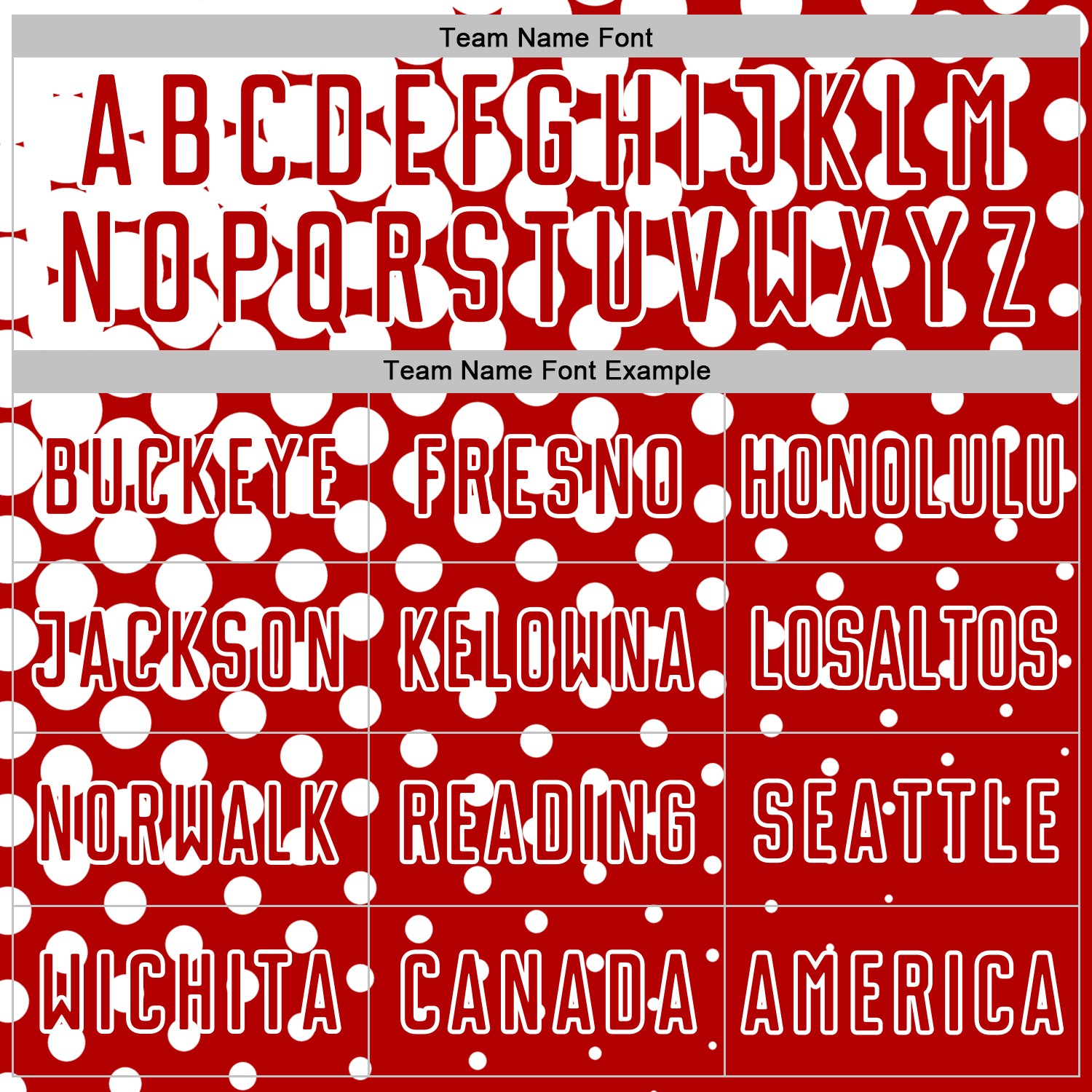 Custom Red White Modern Polka Dot Sublimation Soccer Uniform Jersey - Sky-Custom