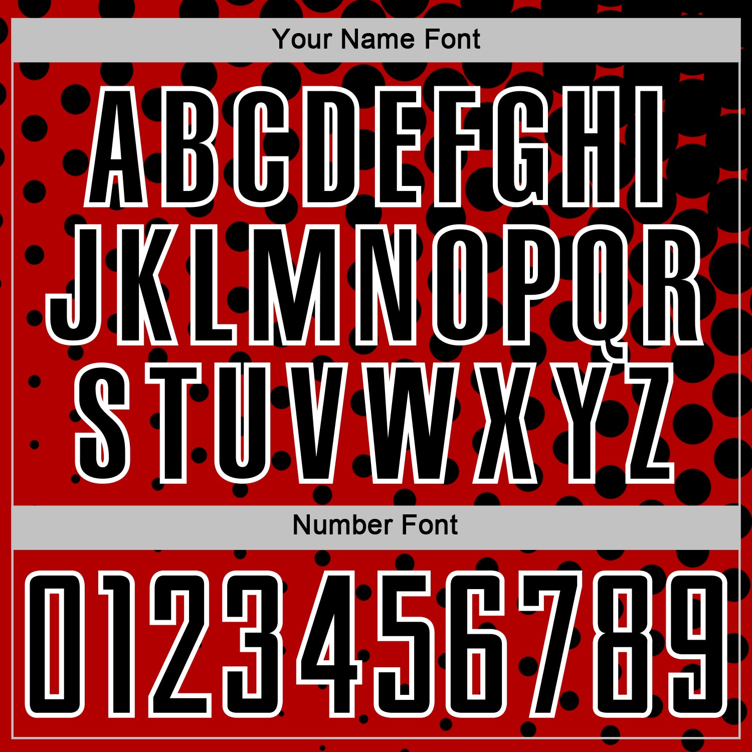 Custom Red Black-White Modern Polka Dot Sublimation Soccer Uniform Jersey - Sky-Custom