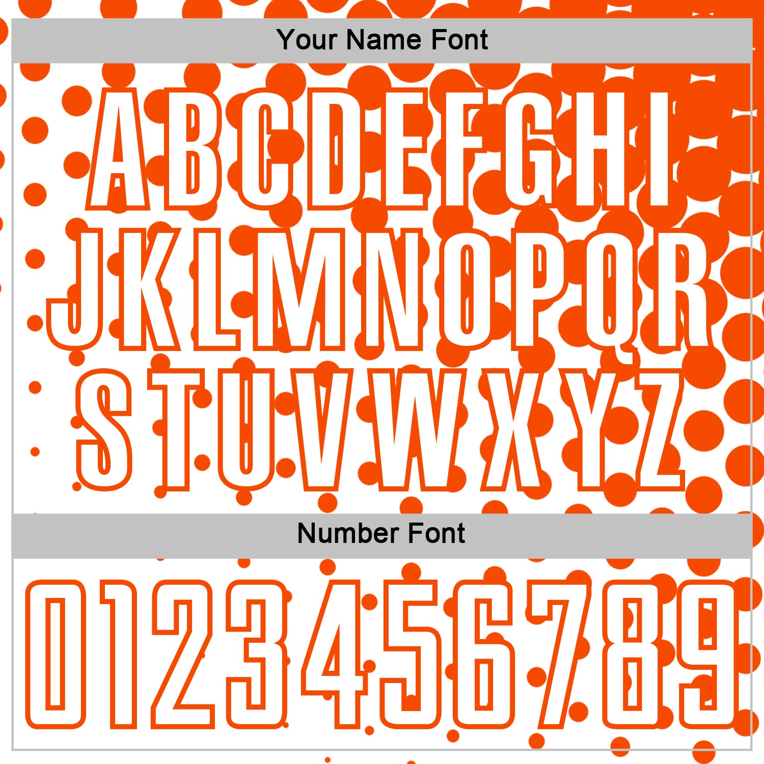 Custom White Orange Modern Polka Dot Sublimation Soccer Uniform Jersey - Sky-Custom
