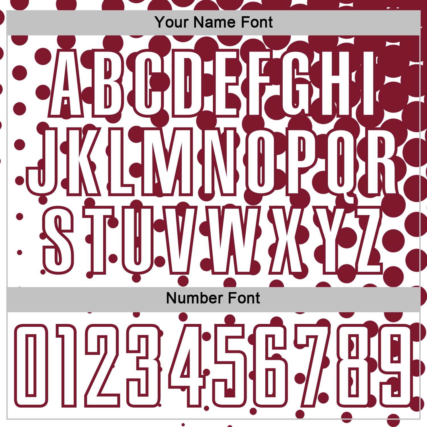 Custom White Crimson Modern Polka Dot Sublimation Soccer Uniform Jersey - Sky-Custom