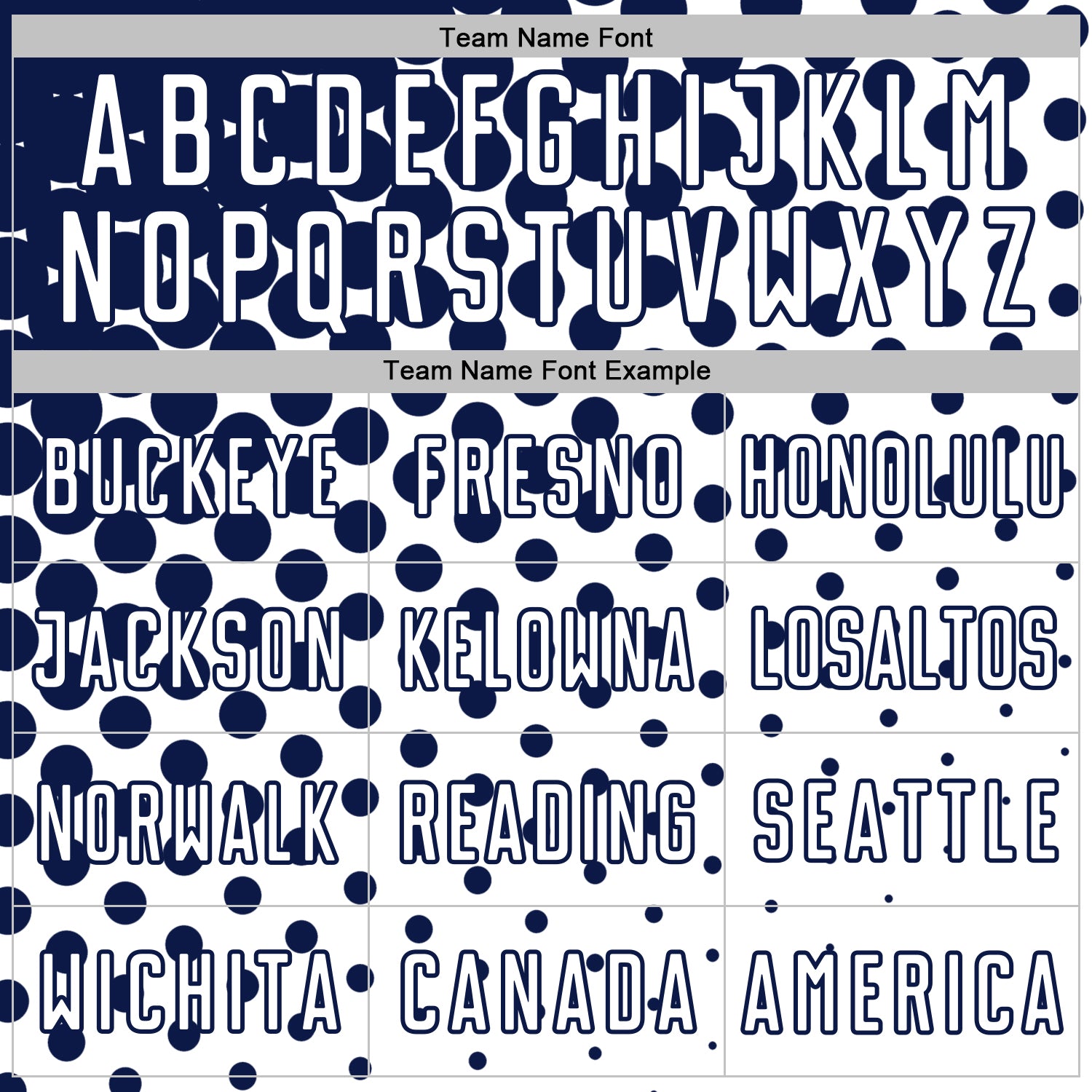 Custom White Navy Modern Polka Dot Sublimation Soccer Uniform Jersey - Sky-Custom