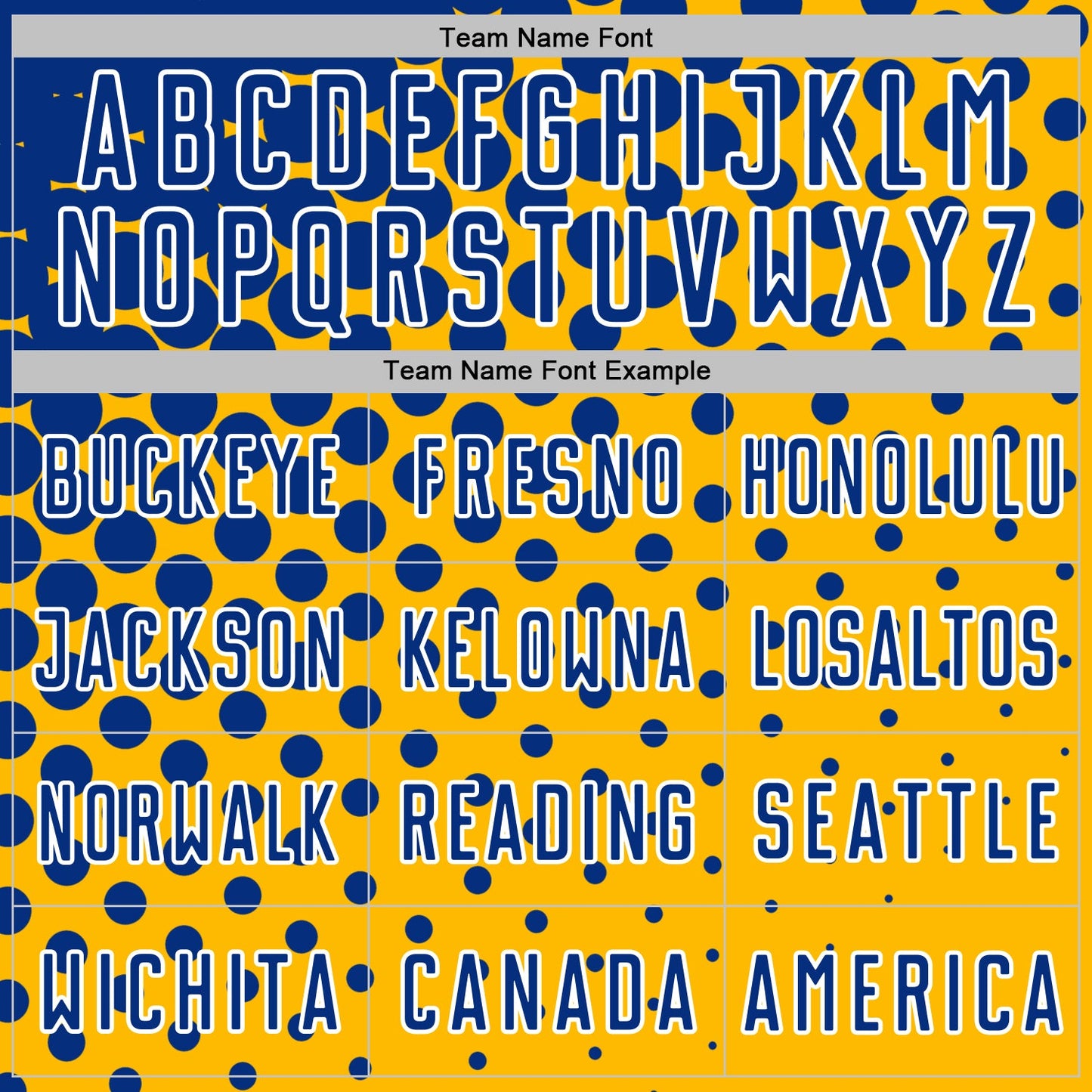 Custom Gold Royal-White Modern Polka Dot Sublimation Soccer Uniform Jersey - Sky-Custom