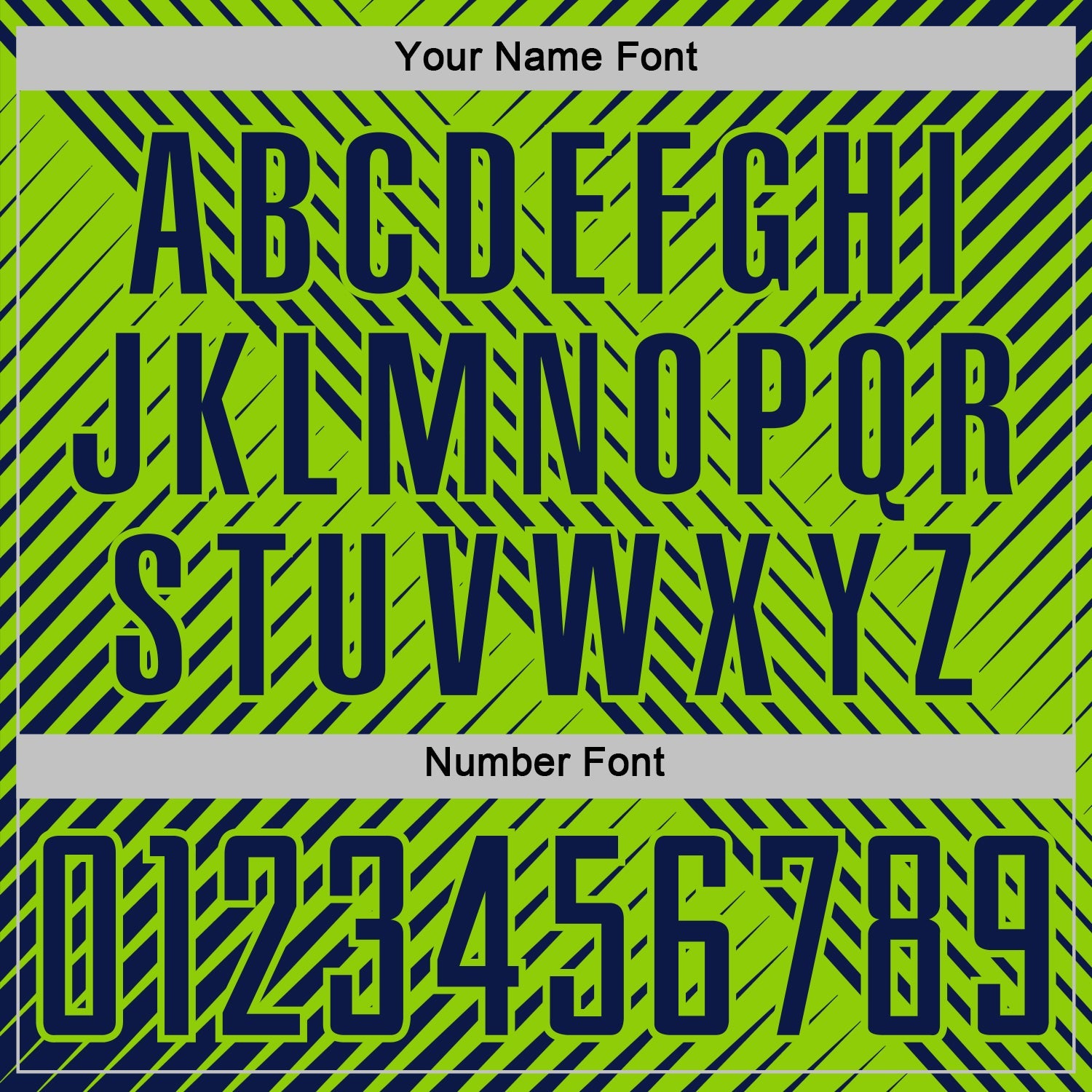 Custom Navy Neon Green Line Sublimation Soccer Uniform Jersey - Sky-Custom