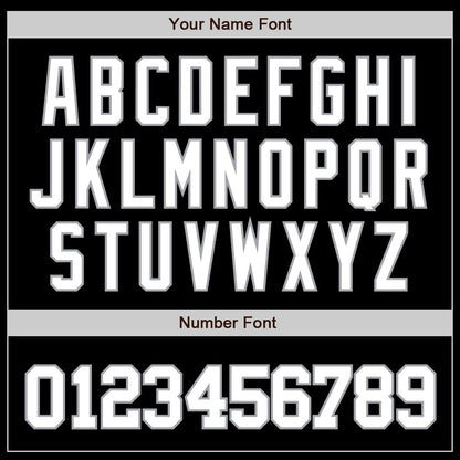 Custom Black White-Royal Authentic Split Fashion Baseball Jersey - Sky-Custom
