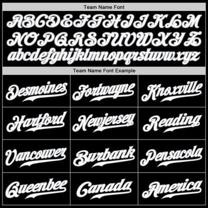 Custom Black White-Royal Authentic Split Fashion Baseball Jersey - Sky-Custom
