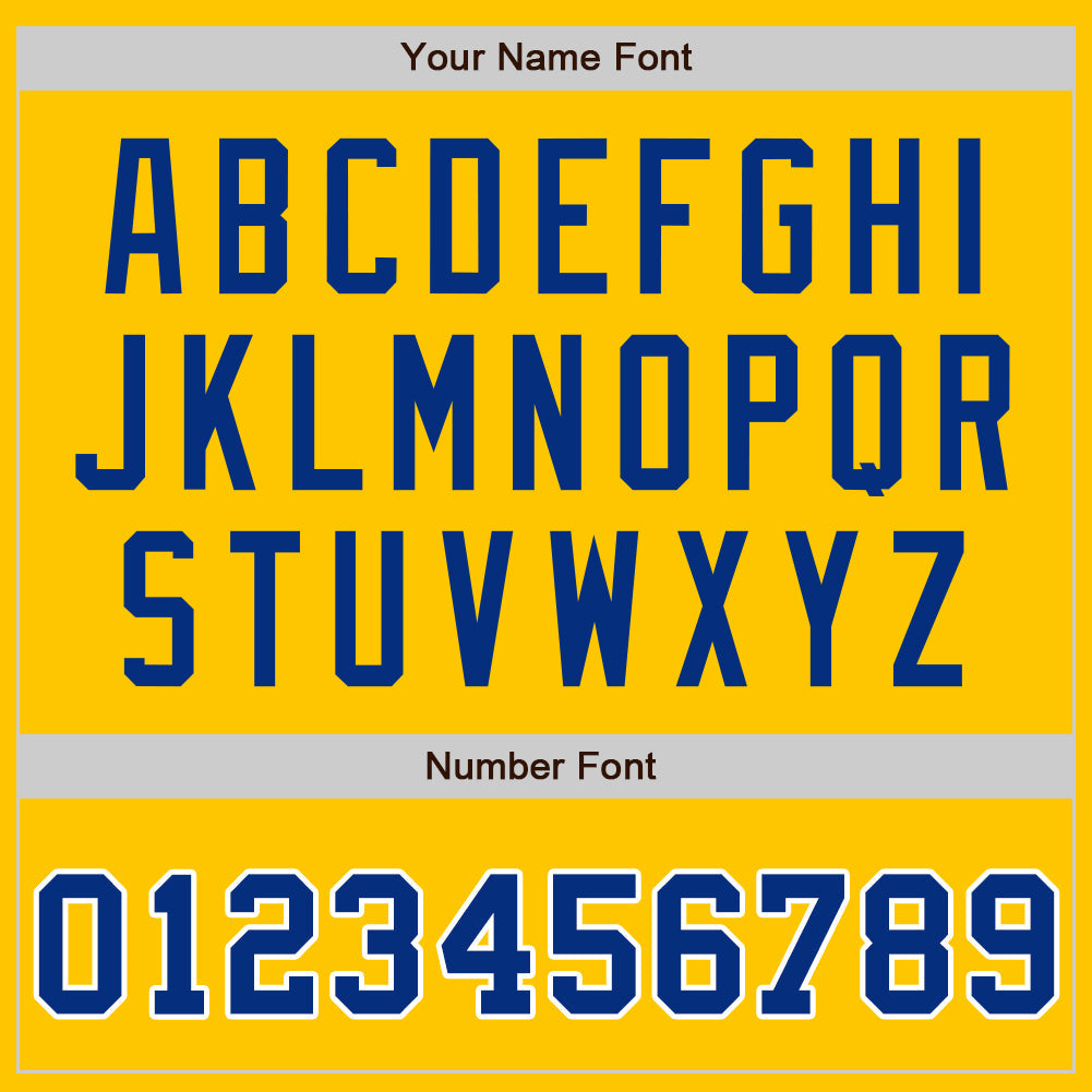 Custom Yellow Royal Gray-White Authentic Split Fashion Baseball Jersey - Sky-Custom